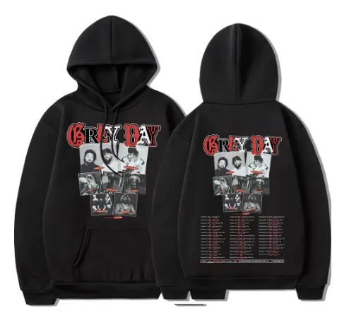 $uicideboy$ Rapper Grey Day Tour Hoodie $uicideboy$ Rapper Grey Day Tour Hoodie