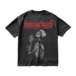 $uicideboy$ Skeleton Praying Graphic T-Shirt