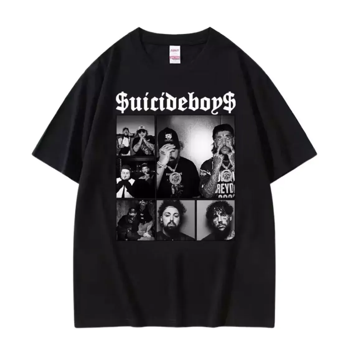 $uicideboy$ Black & White Collage T-Shirt $uicideboy$ Black & White Collage T-Shirt