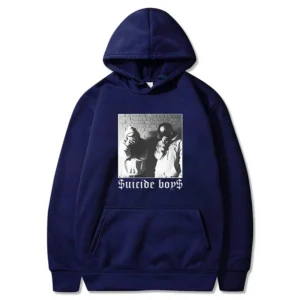 Suicideboys Graphic Hoodie Blue or Dark Blue