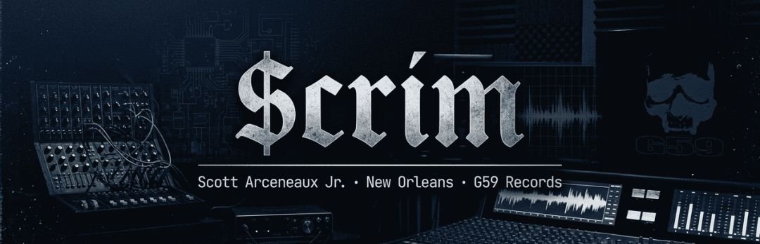 scrim biography suicideboys scott arceneaux jr G59 records